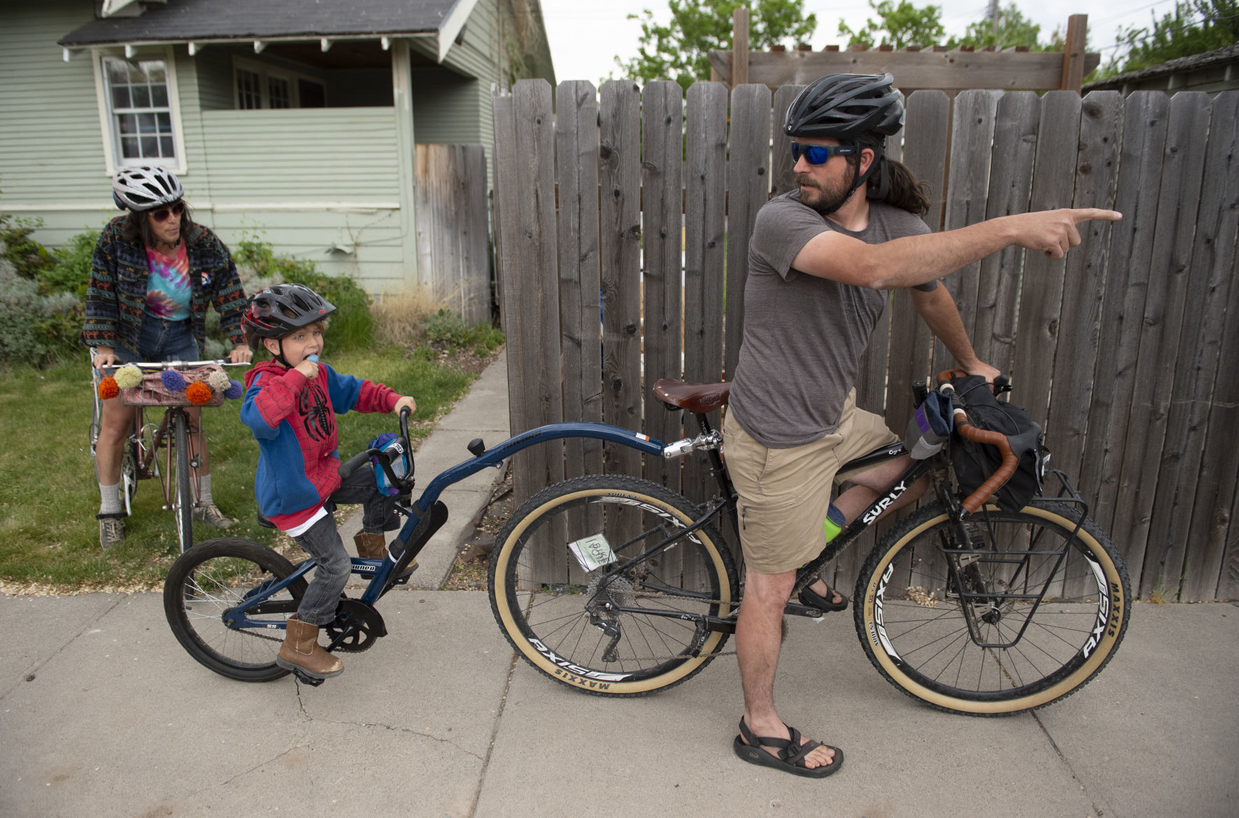 Teaching good biking habits early